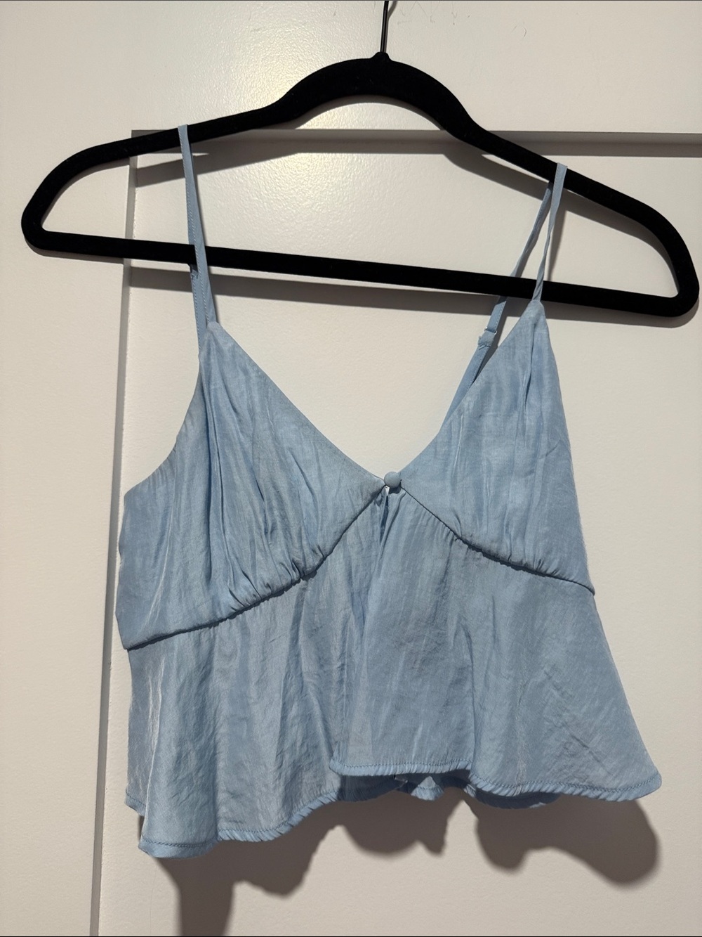 PacSun Light Blue Spaghetti Strap V-Neck Tank